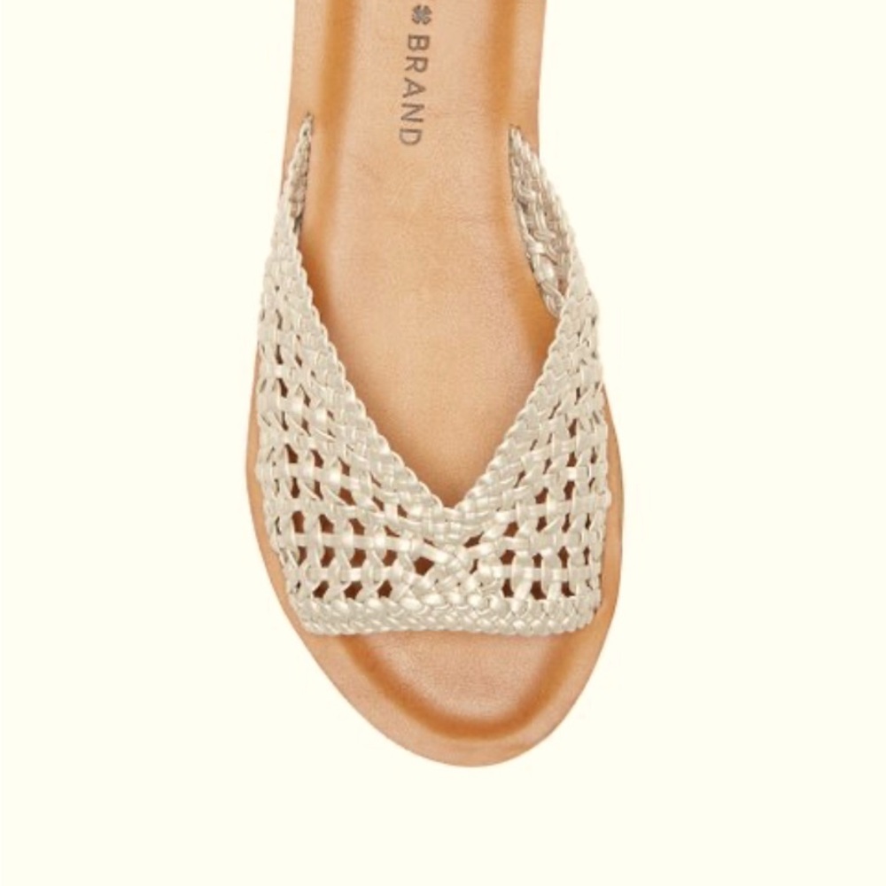 Lucky Brand |Washed Silver Open-Toe Sandal -
Women,Size-8M.Brand new,never worn.
